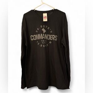 NWT Mens NFL Washington Commanders Out of the Park Long Sleeve Tee XL